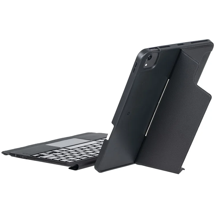 T11B-AS per iPad Air 11 (2024) / Air (2022) / (2020) / Pro 11 (2022) / (2021) / (2020) / (2018) Custodia in pelle per tablet con supporto e tastiera con retroilluminazione Bluetooth