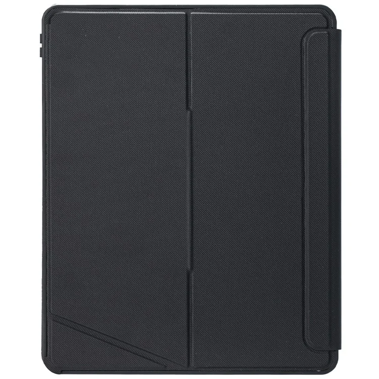 T12B-AS Per iPad Air 13 (2024) / iPad Pro 12.9-inch (2018) / (2020) / (2021) / (2022) Shaft di rotazione Stand Custodia in pelle + Tastiera Bluetooth retroilluminata