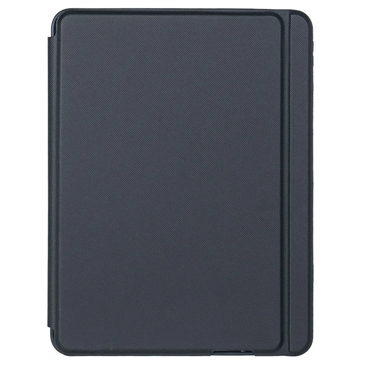 T13B-AS per iPad Pro 11 (2024) Progettazione dello slot per penna Rotazione perno di supporto Custodia in pelle per tablet + Tastiera Bluetooth con touchpad retroilluminato