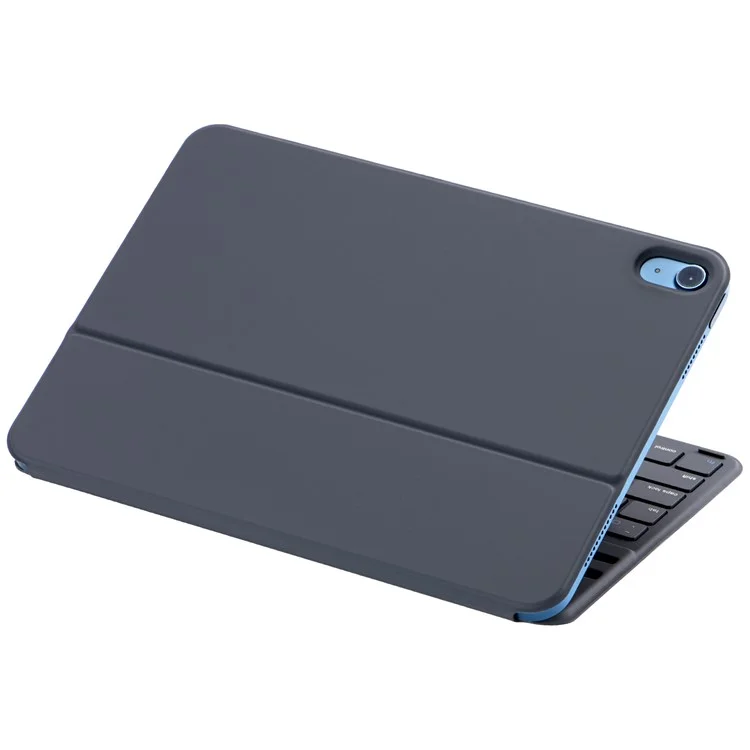 1038 For iPad (2025) / 10.9 (2022) Ultra-Thin Tablet Case with Bluetooth-Compatible Keyboard - Black