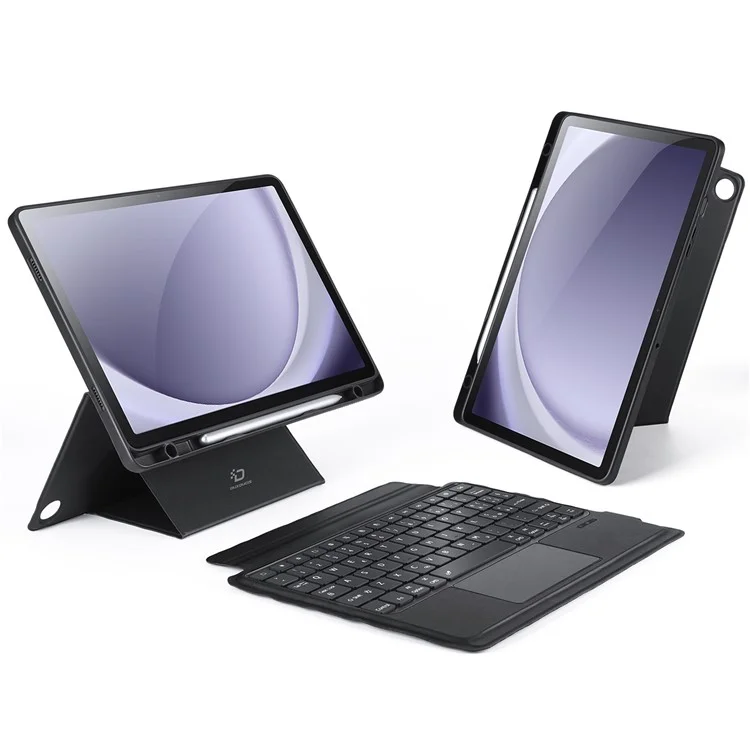 DUX DUCIS DK Series for Samsung Galaxy Tab A9+ Detachable Bluetooth-compatible Italian Keyboard with Leather Case