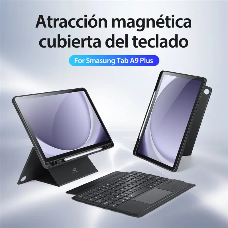 DUX DUCIS DK Series for Samsung Galaxy Tab A9+ Spanish Keyboard Magnetic Detachable with Tablet Case