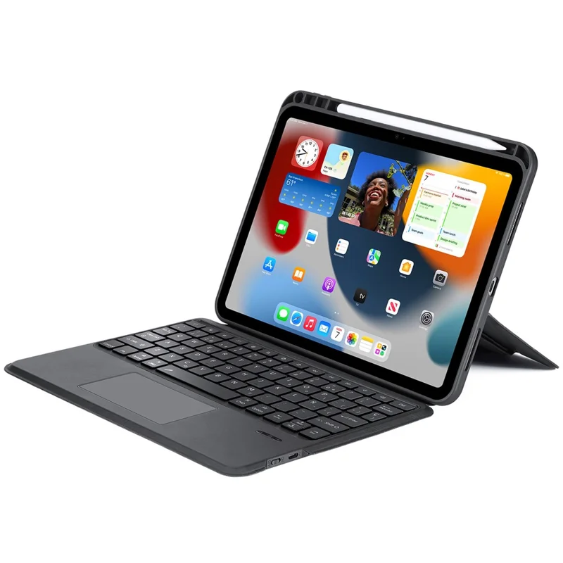 DUX DUCIS DK Series for iPad (2025) / 10.9 (2022) Backlight Spanish Keyboard with Leather Stand Tablet Case