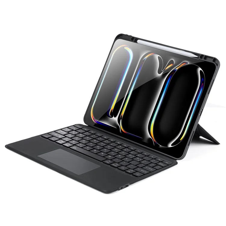 DUX DUCIS DK Series for iPad Pro 13 (2024) Korean Keyboard Bluetooth-compatible 5.0 with Tablet Leather Case