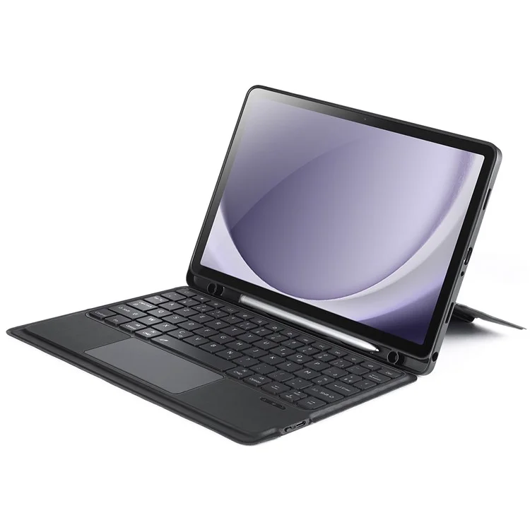 DUX DUCIS DK Series for Samsung Galaxy Tab A9+ French Keyboard Trackpad with Leather Stand Tablet Cover