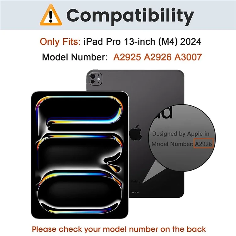 Para iPad Pro 13 (2024) M4 Skin-Touch Leather Tablet Stand Cover + X7 Touchpad Bluetooth Keyboard - Preto