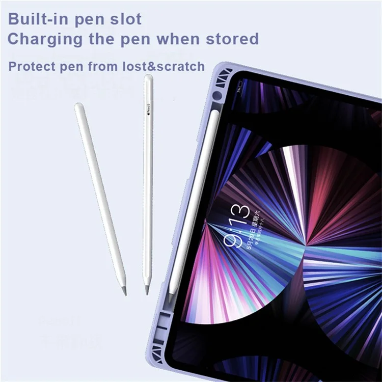 Para iPad Pro 13 (2024) M4 Skin-Touch Leather Tablet Stand Cover + X7 Touchpad Bluetooth Keyboard - Preto