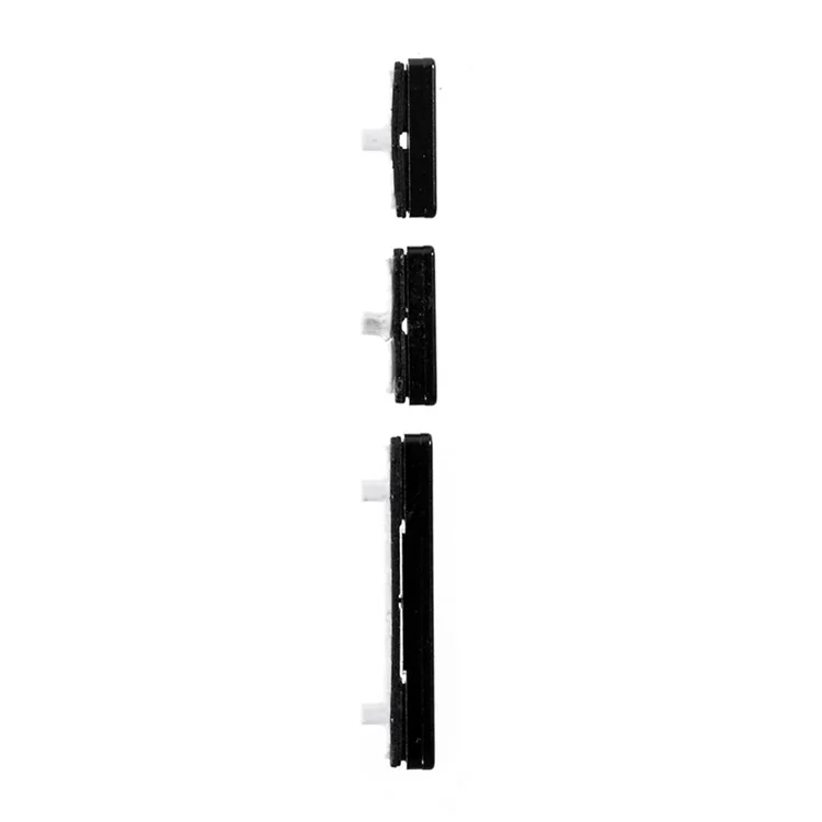 Para Samsung Galaxy Note9 N960 3Pcs / Set OEM Power On / Off and Volume Side Buttons (sin logotipo) - Negro