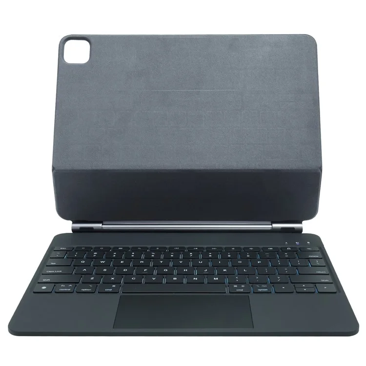 P129 For iPad Air 13 (2025) / (2024) / Pro 12.9 (2022) / (2021) / (2020) Tablet Touchpad Bluetooth-Compatible Keyboard - Black