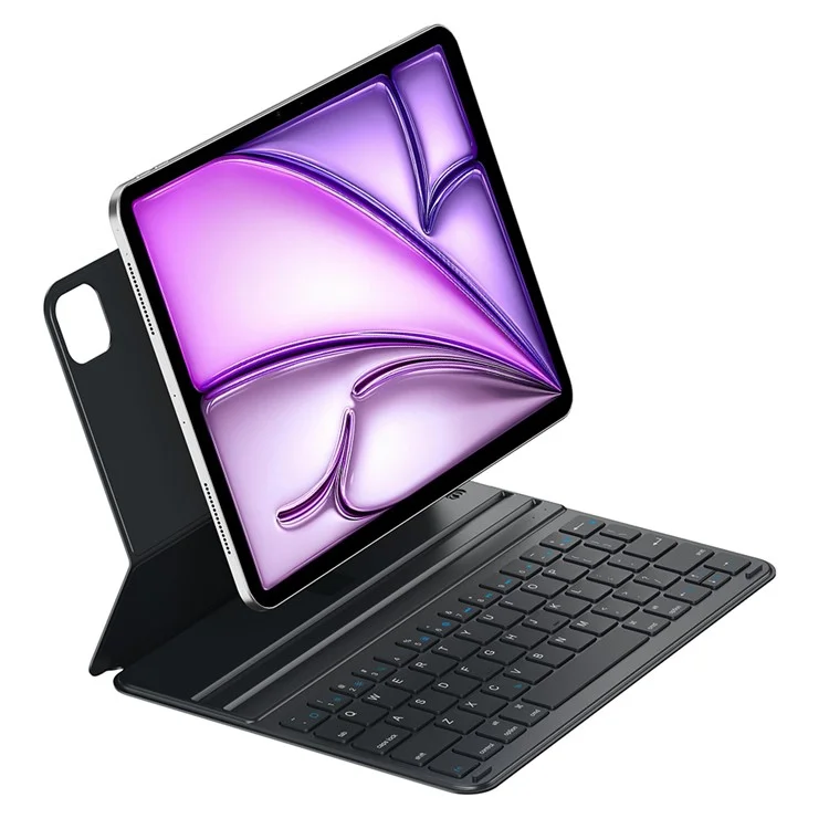Wiwu F17 Bluetooth Clavier Couvre de Protection du Couvercle de Protection Magique Pour Ipad Air 13 (2024) / Pro 12.9 (2017) / Pro 12,9 Pouces (2015) - Gris
