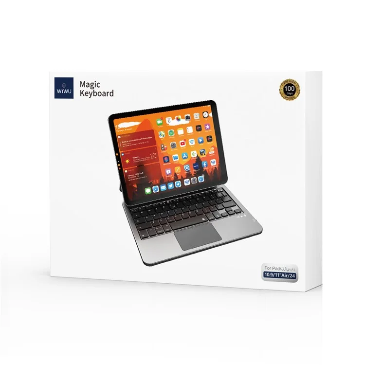 WIWU MK-003 Bluetooth-Compatible Keyboard Case Backlit Magic Keyboard for iPad Air 13 (2025) / (2024) / Pro 12.9 (2022)  /  (2021)  /  (2020)
