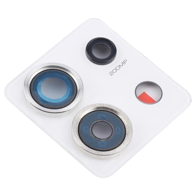 For Xiaomi Redmi Note 13 Pro 5G OEM Back Camera Lens Holder Cover with Glass Part (Without Logo) - White