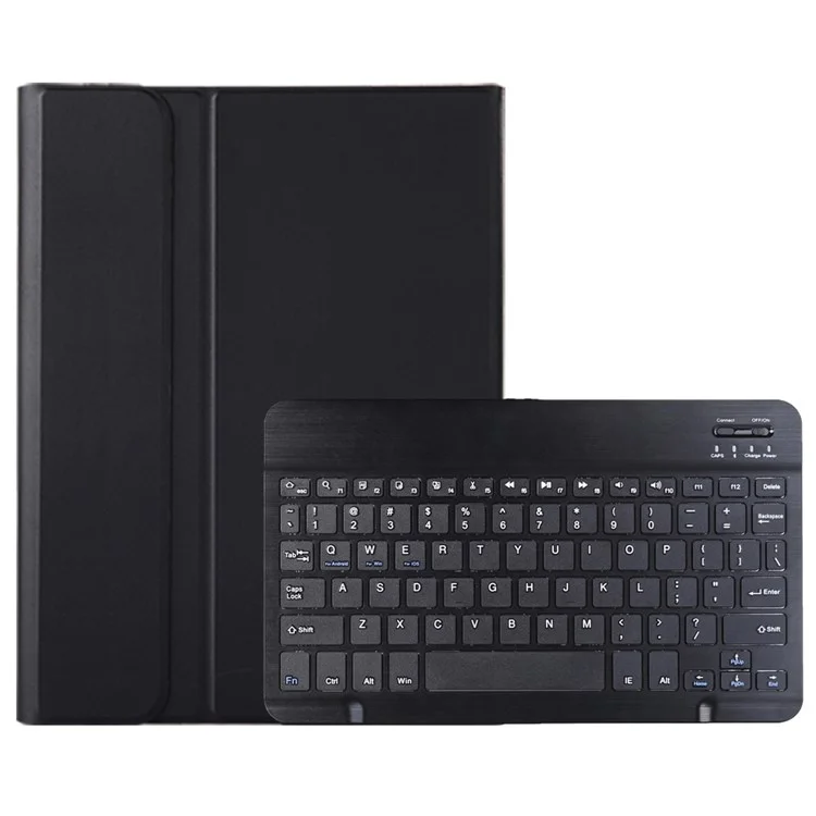 AH17 For Huawei MatePad 11.5 Protective Case with Removable Bluetooth-compatible Keyboard Anti-Drop Leather Stand Cover - Black