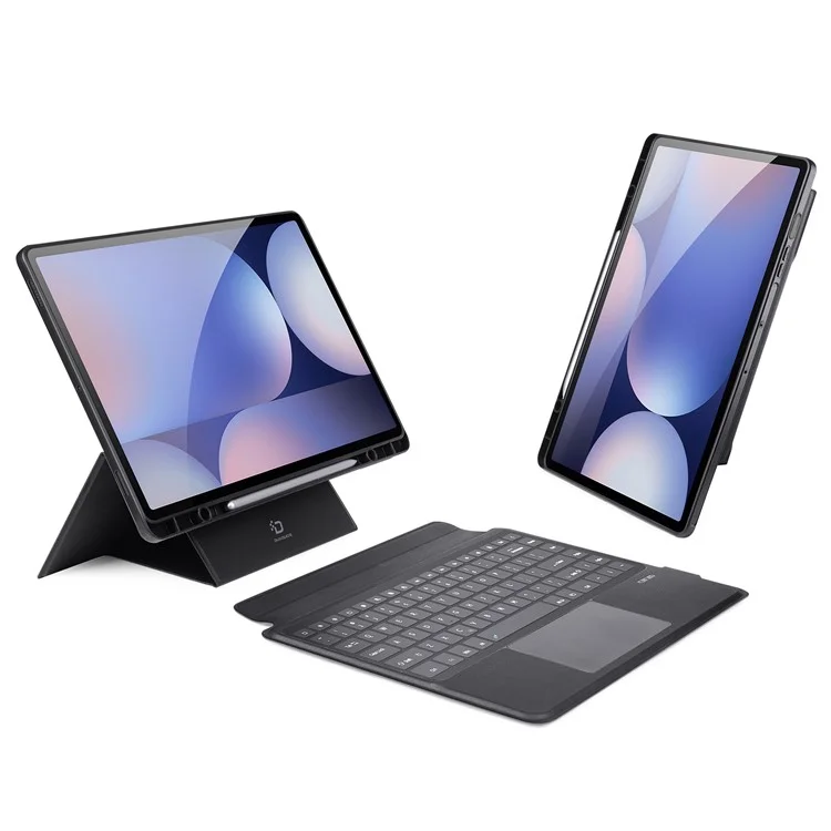 DUX DUCIS para Samsung Galaxy Tab S10 Ultra / S9 Ultra / S8 Ultra Leather Tablet Case com Teclado Magnético Destacável