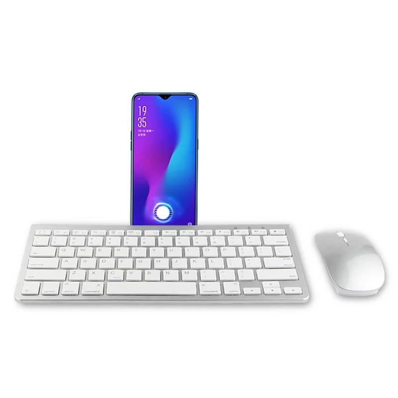 JIUYU JP139 Wireless Bluetooth-compatible Keyboard with Folding Bracket