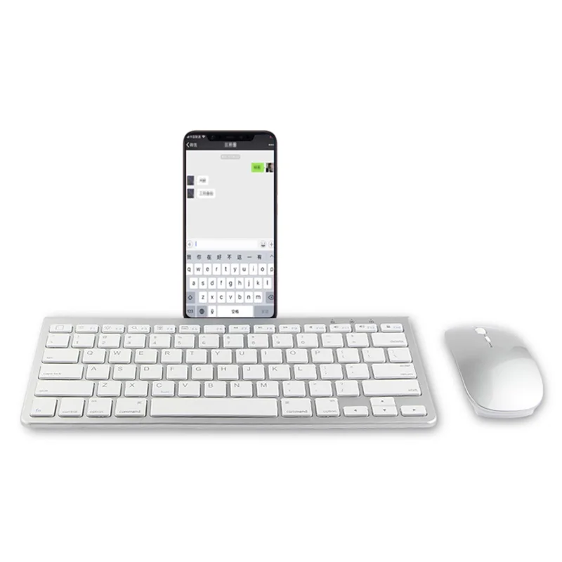 JIUYU JP139 Wireless Bluetooth-compatible Keyboard with Folding Bracket