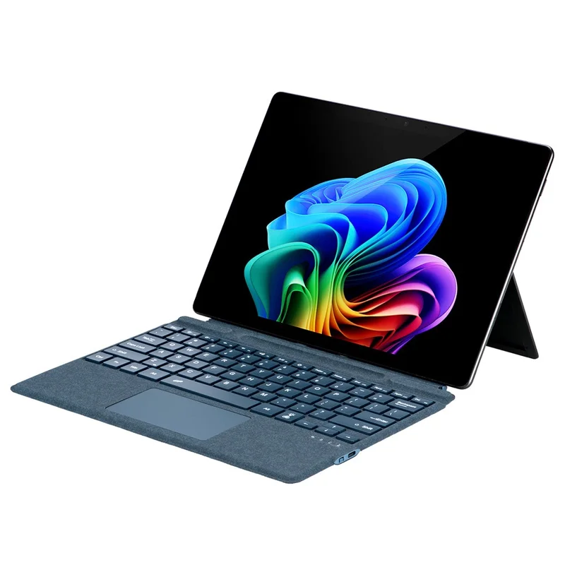 2089D Colorful Backlight Bluetooth-compatible Keyboard for Microsoft Surface Pro 11  /  10  /  9  /  8  /  X - Blue