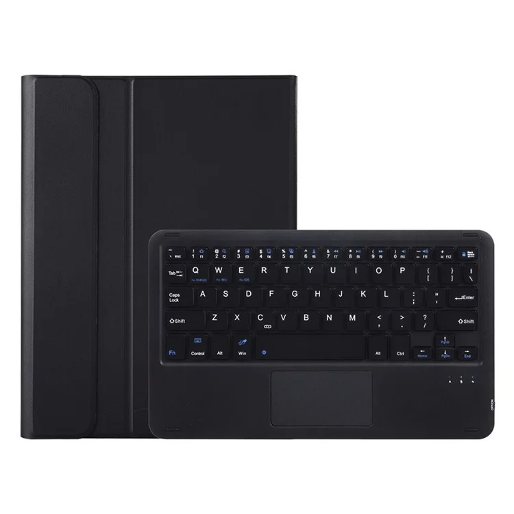 Custodia in pelle per tablet AH25-A For Honor Pad X9 / Pad X8a con tastiera Bluetooth touchpad - Nero