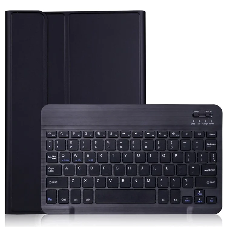 AV13 For vivo Pad Air / iQOO Pad Air Leather+TPU Tablet Case with Bluetooth-compatible Keyboard - Black