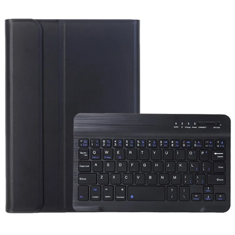 Funda para tableta Xiaomi Redmi Pad SE 4G de 8,7 pulgadas con teclado Bluetooth de piel y TPU - Negro