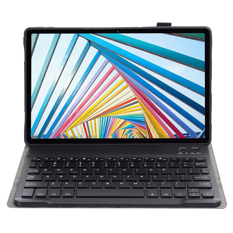 Custodia per tablet in pelle+TPU con tastiera Bluetooth per Xiaomi Redmi Pad A0N6