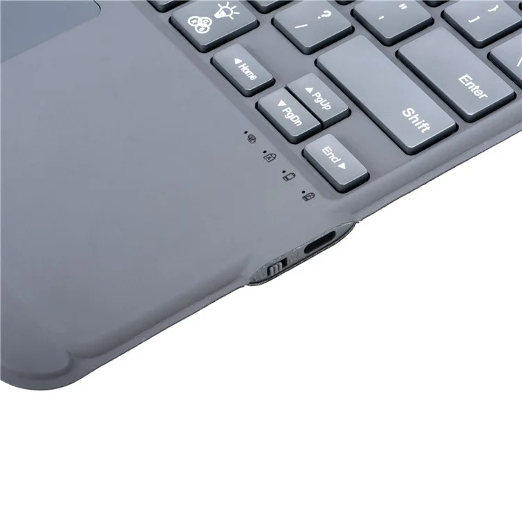 K09P Para iPad Pro 13 (2024) M4 Teclado Bluetooth Destacável Magnético com Touchpad Retroiluminado + Capa para Tablet