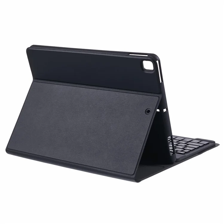 Für iPad Air 10.5 Zoll (2019) PU-Leder Tablet-Standfuß-Hülle mit Bluetooth-Tastatur, Englisch + Ukrainisch Tastatur