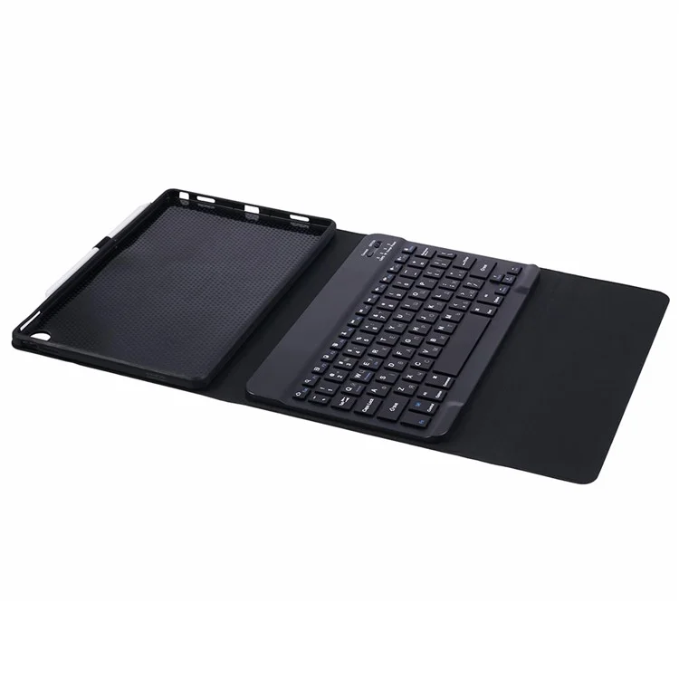 Für Lenovo Tab M10 Plus X606F PU-Ledertablet-Ständergehäuse mit Bluetooth-Tastatur, Englisch + Ukrainisch Tastatur