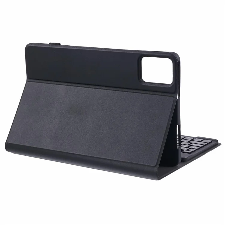 Für Lenovo Tab M11 PU-Leder-Tablet-Ständer-Hülle mit Bluetooth-Tastatur, Englisch + Ukrainisch-Tastatur