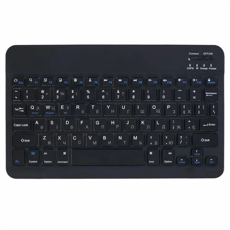 Für Lenovo Tab M11 PU-Leder-Tablet-Ständer-Hülle mit Bluetooth-Tastatur, Englisch + Ukrainisch-Tastatur