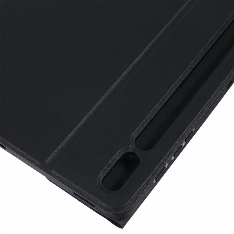 Für Samsung Galaxy Tab S7 FE T730 / T736 PU-Leder Tablet-Ständer-Hülle mit Bluetooth-Tastatur, Englisch + Ukrainisch Tastatur