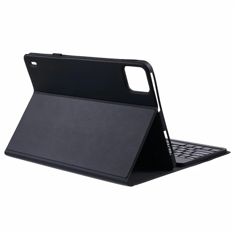 Custodia da tavolo in pelle PU per Xiaomi Pad 6S Pro 12.4 con tastiera Bluetooth, tastiera in inglese + ucraino