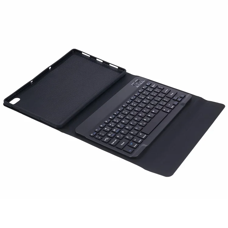 Für Lenovo Tab P11 TB-J606F PU-Leder-Tablet-Standfuß-Hülle mit Bluetooth-Tastatur, Englisch + Ukrainisch-Tastatur