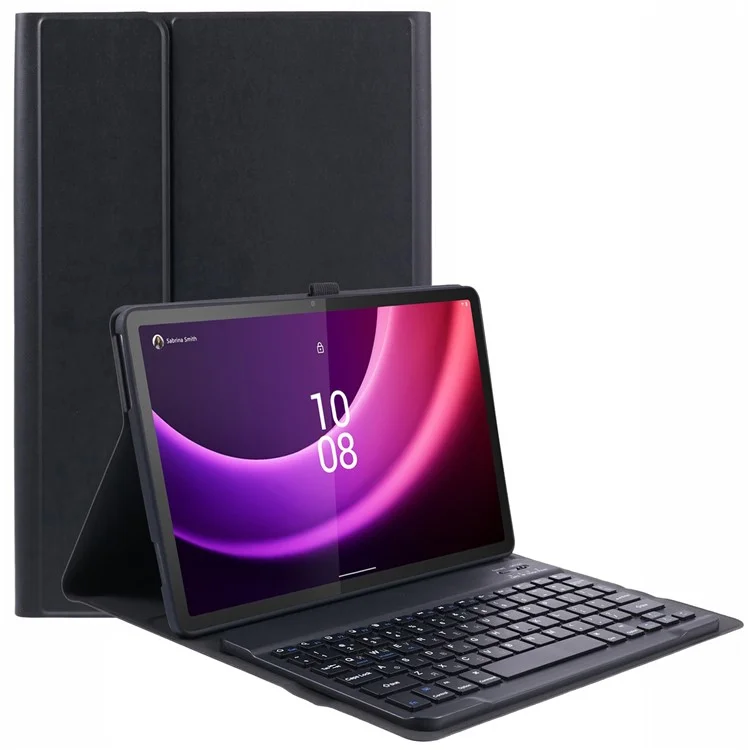 Для планшета Lenovo Tab P11 Gen 2 чехол-подставка из искусственной кожи с Bluetooth-клавиатурой, английская + украинская клавиатура