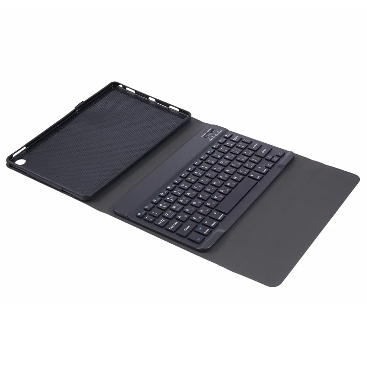 Für Lenovo Tab M10 Plus (3. Generation) TB-125 / TB-128 PU-Leder Tablet-Ständergehäuse mit Bluetooth-Tastatur, Englisch + Ukrainisch Tastatur