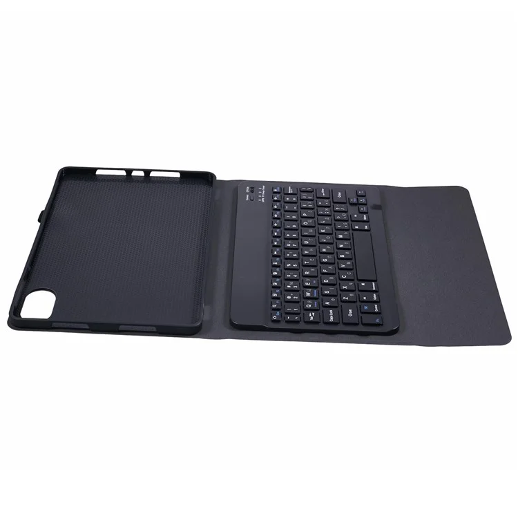 For Honor Pad X9 PU-Ledertablettenstativ mit Bluetooth-Tastatur, Englisch + Ukrainisch Tastatur