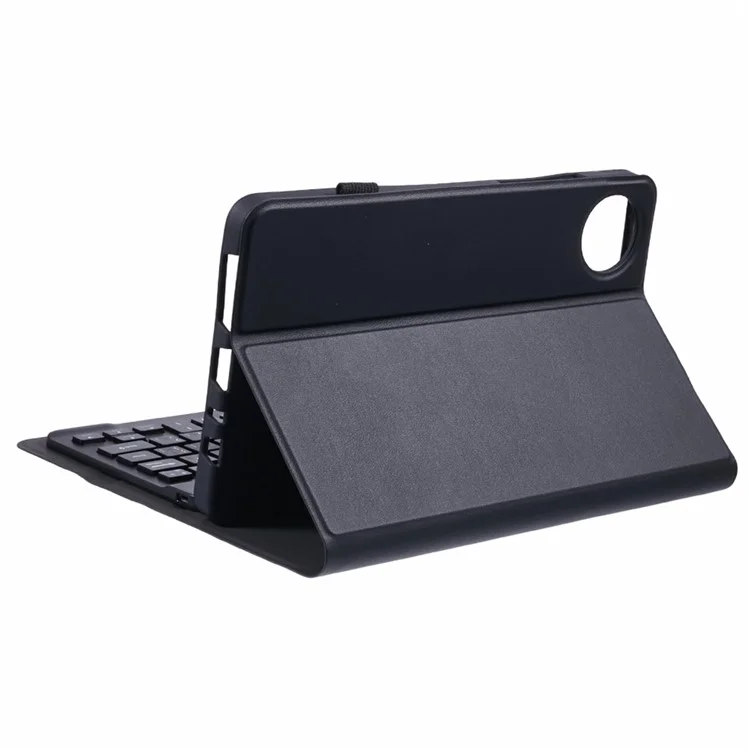 Für Xiaomi Redmi Pad SE 4G 8,7 Zoll PU-Leder Tablet-Ständer-Hülle mit Bluetooth-Tastatur, Englisch + Ukrainisch Tastatur