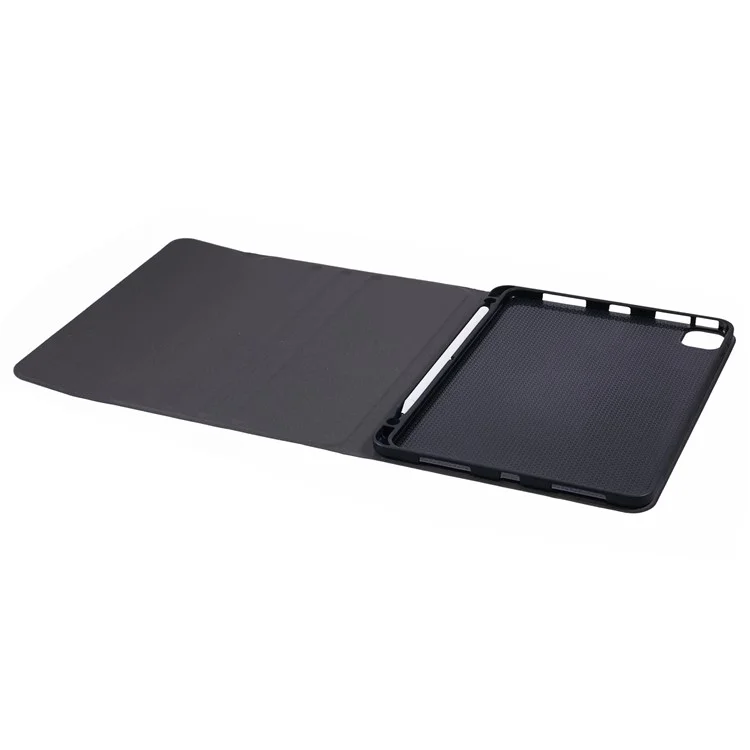 Für iPad Air 11 (2024) PU-Leder-Tablet-Standhülle mit Bluetooth-Tastatur, Englisch + Ukrainisch Tastatur