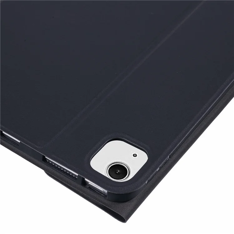 Für iPad Air 11 (2024) PU-Leder-Tablet-Standhülle mit Bluetooth-Tastatur, Englisch + Ukrainisch Tastatur