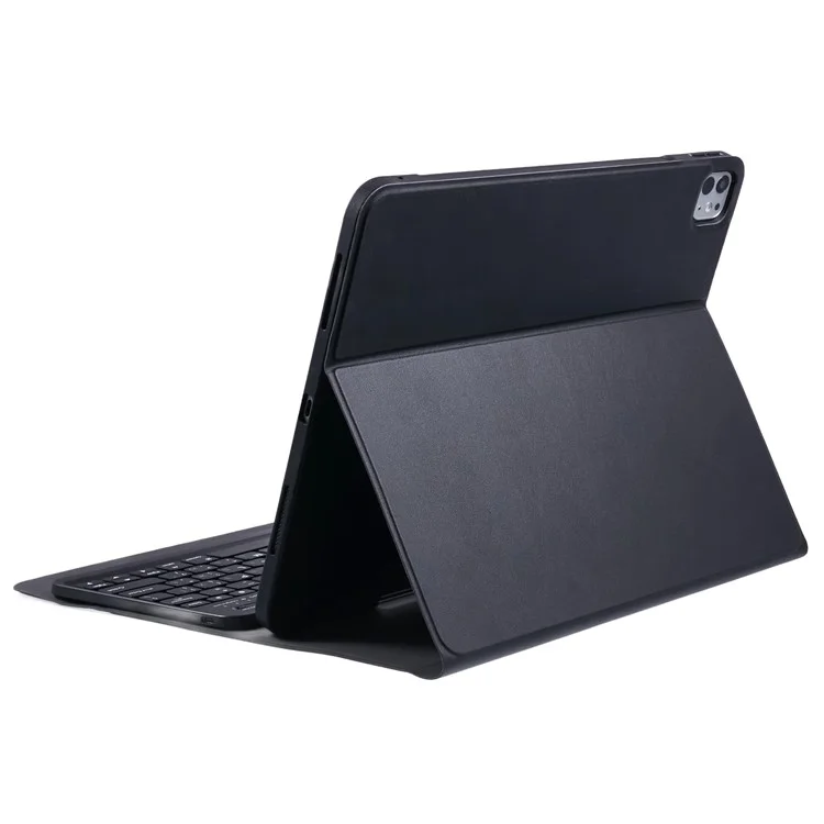 Чехол-подставка для iPad Pro 13 (2024) из искусственной кожи с Bluetooth-клавиатурой, английская + украинская клавиатура