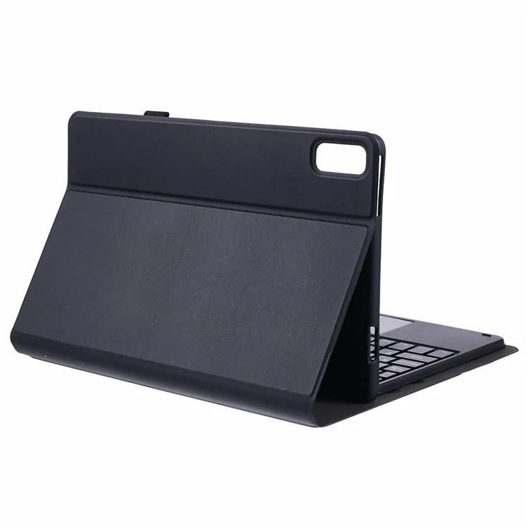 Étui de support en cuir PU avec clavier Bluetooth et pavé tactile pour Lenovo Tab P11 Gen 2, clavier en anglais et en ukrainien.