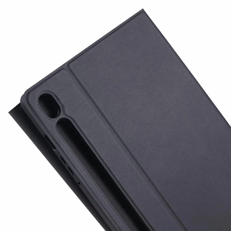 Für Samsung Galaxy Tab S9 X710 / 716B / 718U PU-Leder-Tablet-Ständer-Hülle mit Bluetooth-Tastatur, Englisch + Ukrainisch-Tastatur