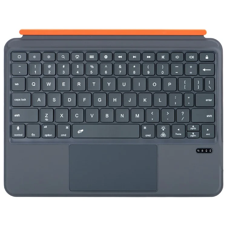 K07 For iPad Pro 11 (2024) M4 Leather Cover Magnetic Detachable Smart Touchpad Bluetooth-compatible Keyboard with Backlit