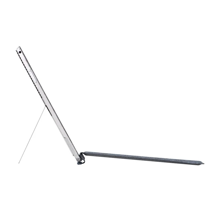 SF-1089D Für Microsoft Surface Pro 7+ / 7 / 6 / 5 / 4 / 3 Magnetische Tastatur mit Hintergrundbeleuchtung, Touchpad und Mikrofaser-PU-Leder - Babyblau