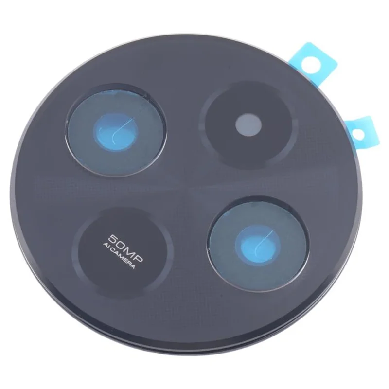 For Xiaomi Redmi 14C 4G / 14C 5G OEM Back Camera Lens Holder Cover with Glass Part (Without Logo) - Black