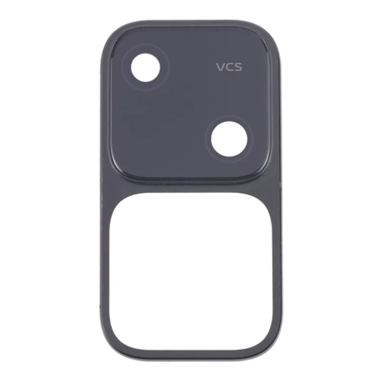 Per vivo S18 5G OEM Supporto Posteriore per Lente della Fotocamera con Vetro (Senza Logo) - Nero