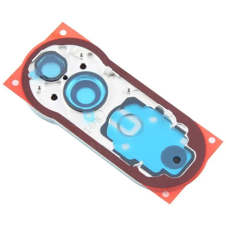 Soporte de lente de cámara trasera OEM para vivo V40 5G con tapa de cristal (Sin logotipo) - Azul