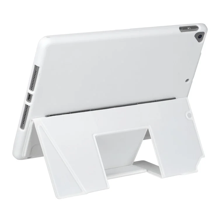 HY-102B Leather Case For iPad 10.2 (2021)/(2020)/(2019)/Air 10.5 inch (2019)/Pro 10.5-inch (2017) Keyboard with Floating Stand - White