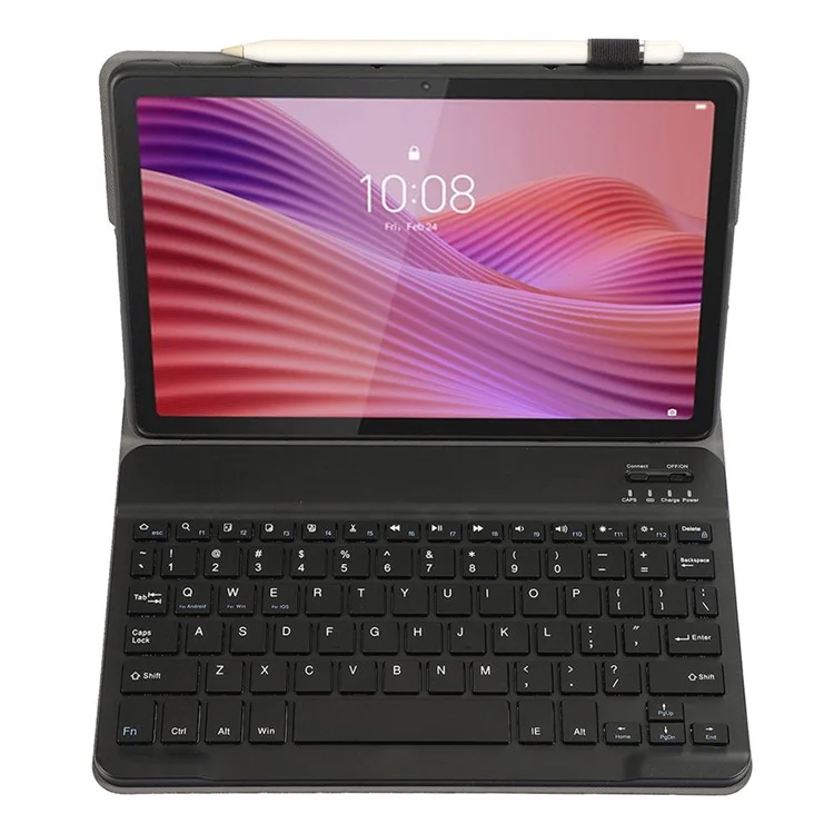 Custodia in pelle AM29 per Tab 10.1 (2025) / ZhaoYang K10C / S10 TB-311FU / XC TBF1 2025 Compatibile con Bluetooth Tastiera - Nero