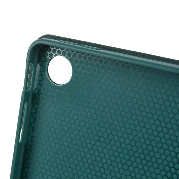 10.1-311FU For Lenovo Tab 10.1 (2025) (TB-311FU / TB-311XU) Wireless Bluetooth-Compatible Keyboard Protective Cover - Midnight Green